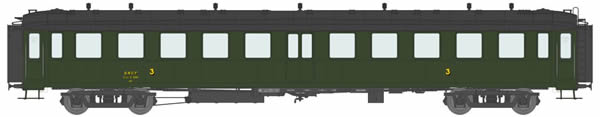 REE Modeles VB-213 - 3rd Class Passenger Coach Bacalan C11 myfi No. 11495